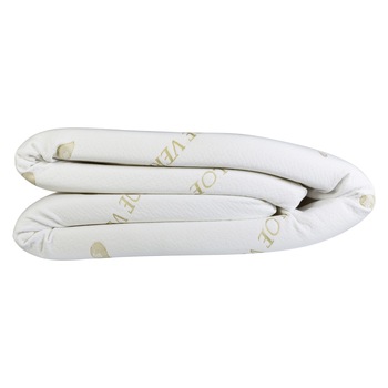 Topper Memory 3 cm, Husa detasabila Aloe Vera,80 x 200 cm Topper Memory 3 cm, Husa detasabila Aloe Vera,80 x 200 cm