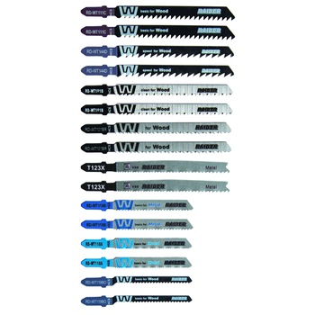 Set 16 buc. lame fierastrau pendular pentru lemn si metal T Set 16 buc. lame fierastrau pendular pentru lemn si metal T