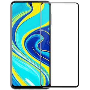 Folie de protectie din sticla pentru Xiaomi Redmi Note 9 Pro, Tehnologie 9D, Negru