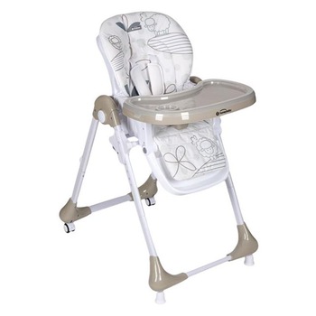 Scaun de masa Honey Baby, Reglabil, Pliabil, 6 - 36 luni, 86 x 57 x 105 cm, Alb/Bej Scaun de masa Honey Baby, Reglabil, Pliabil, 6 - 36 luni, 86 x 57 x 105 cm, Alb/Bej