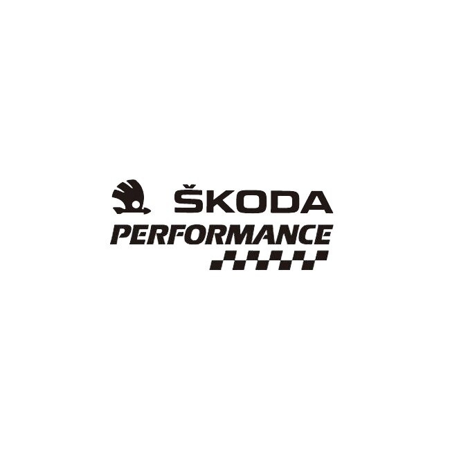 Sticker Performance - SKODA, Oracal