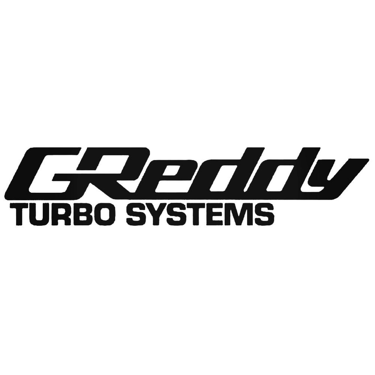 Sticker auto Greddy Turbo Systems, 15.2 x 3.3 cm