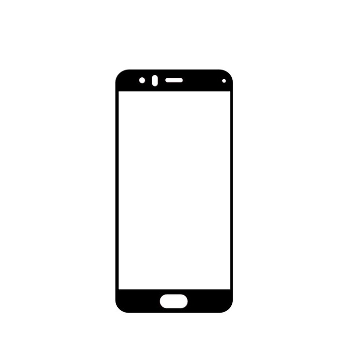 Protector de sticla Hicute pentru Xiaomi Mi 6, pentru Full Display, Full Glue, Full Cover, Negru