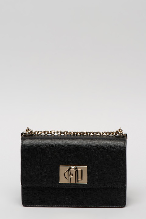 Furla, Кожена чанта 1927 през рамо, Черен