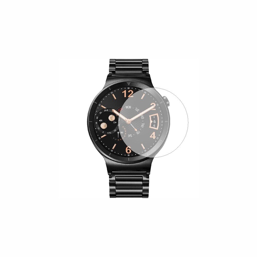 Folie de protectie Clasic Smart Protection Smartwatch Huawei Watch 1 W1,doua folii fullscreen pentru ecran incluse in pachet+Smart Spray®,Smart Squeegee®, microfibra si intructiuni instalare incluse