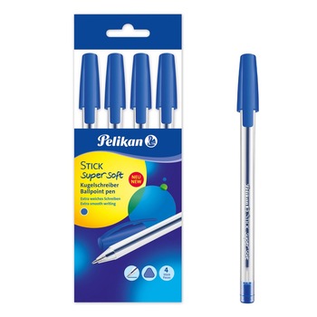 Set 4 pixuri, Pelikan, albastre, super soft Set 4 pixuri, Pelikan, albastre, super soft