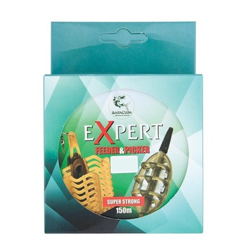 Nylon/fir monofilament Baracuda Expert Feeder & Picker 150 m, invizibil in apa, 0.14 mm Nylon/fir monofilament Baracuda Expert Feeder & Picker 150 m, invizibil in apa, 0.14 mm