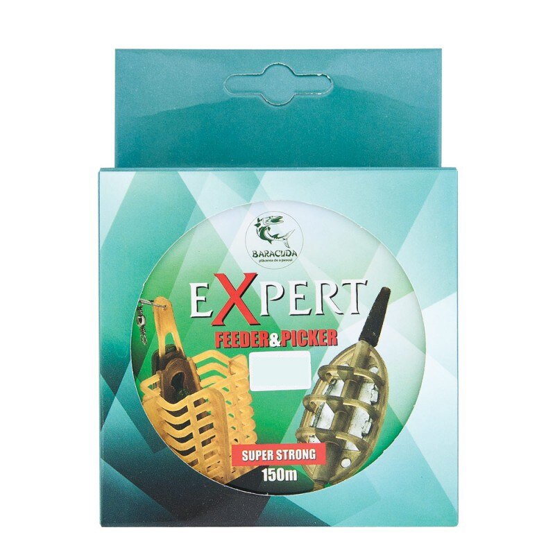 Nylon/fir monofilament Baracuda Expert Feeder & Picker 150 m, invizibil in apa, 0.22 mm