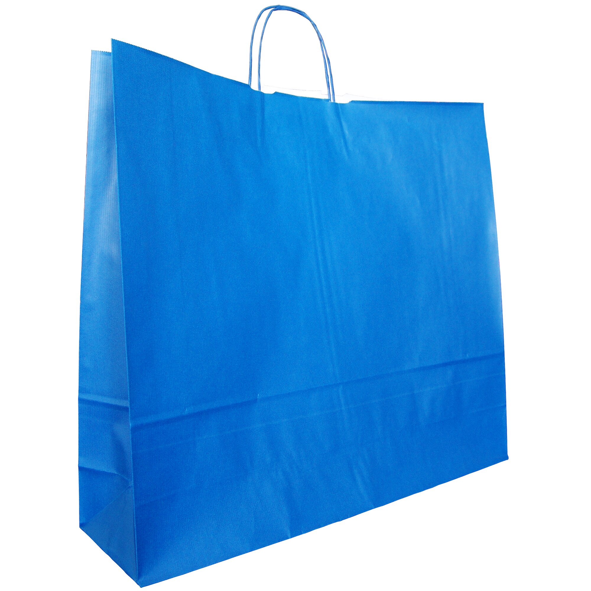 Poseta colorata, jumbo, set 10 buc, albastru inchis, 55/45/15 cm