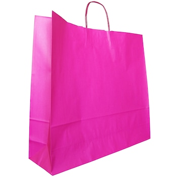 Poseta colorata, jumbo, set 10 buc, fucsia, 55/45/15 cm Poseta colorata, jumbo, set 10 buc, fucsia, 55/45/15 cm