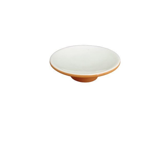 Sapuniera din ceramica kleine wolke, portocaliu/alb