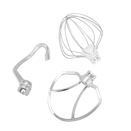 Mixer cu bol Daewoo DHM200MGC, 2000W, capacitate bol 5.5l, accesoriu masina de tocat, capacitate de tocare 1.2 kg/min, 3 discuri de taiere din inox, tel, carlig framantare, palete amestecare, Crem