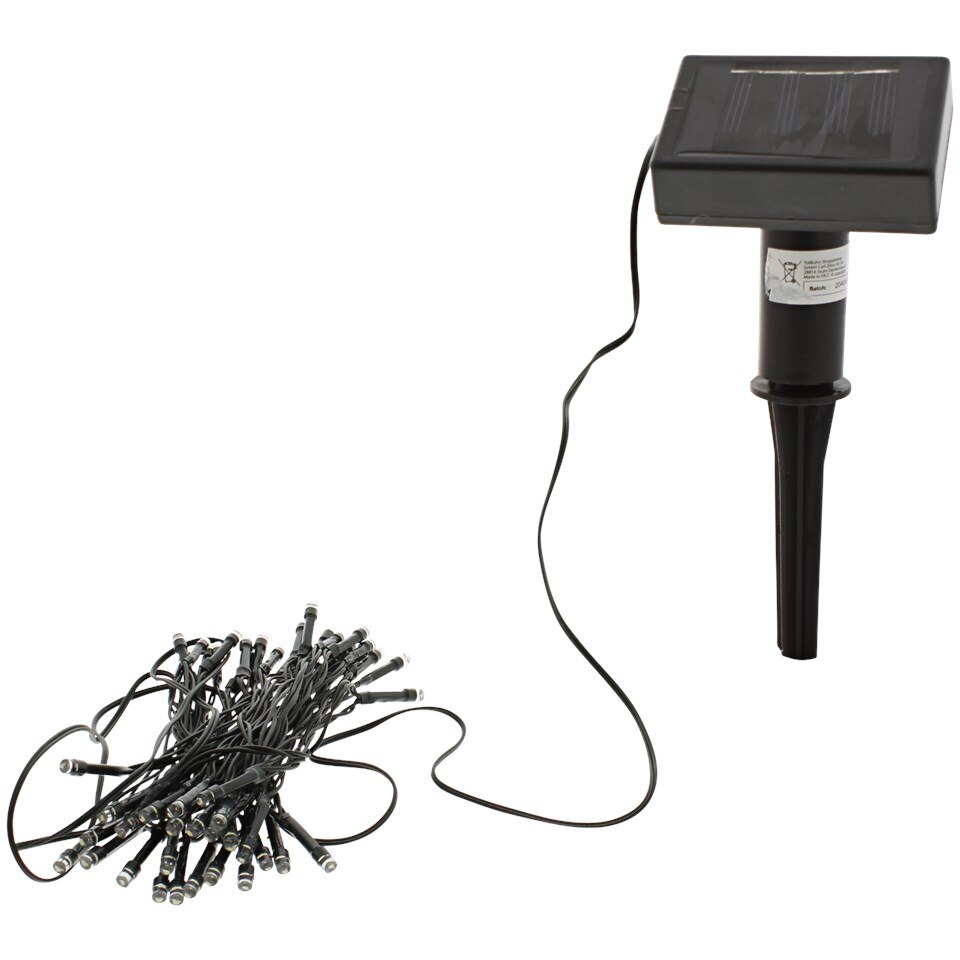 Ghirlanda luminoasa solara cu 50 leduri multicolora