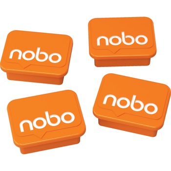 Magneti pentru table NOBO, 4 buc/set, portocaliu Magneti pentru table NOBO, 4 buc/set, portocaliu