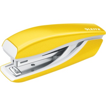 Capsator metalic Leitz WOW 5528 MINI NeXXt Series, 10 coli, 1000 capse P2 incluse, galben Capsator metalic Leitz WOW 5528 MINI NeXXt Series, 10 coli, 1000 capse P2 incluse, galben