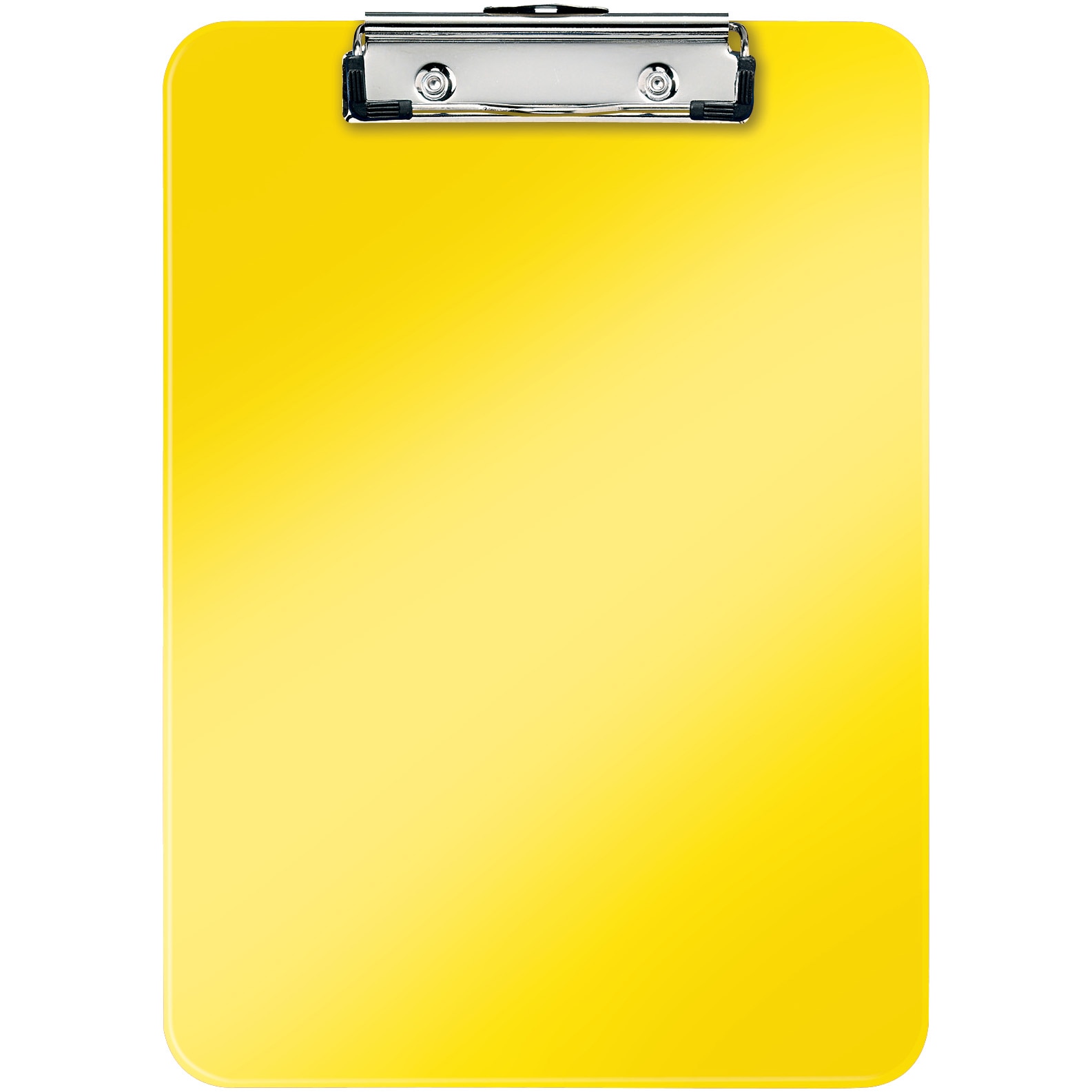 Clipboard Leitz WOW, simplu, PS, A4, 100 coli, galben