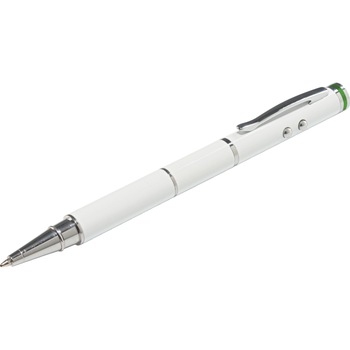 Pix Stylus Leitz Complete 4 in 1, pentru touchscreen, lanterna LED, pointer laser rosu, 100 m, alb Pix Stylus Leitz Complete 4 in 1, pentru touchscreen, lanterna LED, pointer laser rosu, 100 m, alb