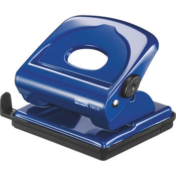 Perforator metalic Rapid FMC25, 25 de coli, cutie, albastru Perforator metalic Rapid FMC25, 25 de coli, cutie, albastru