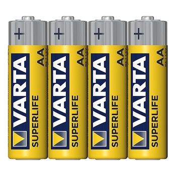 Set 4 baterii Varta Superlife R6 AA Set 4 baterii Varta Superlife R6 AA