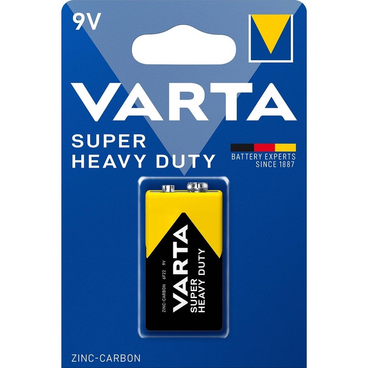 Baterie Varta Superlife Zinc-Carbon 9V, S1