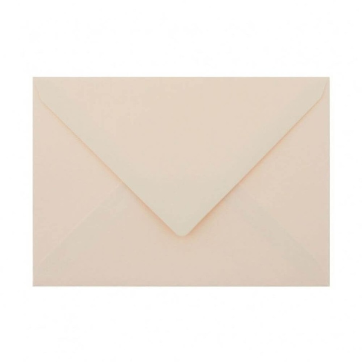 Plicuri Crem C6 DACO, 25 Buc/Set, 162x114 mm, 120 g/m², cu Clapeta Gumata