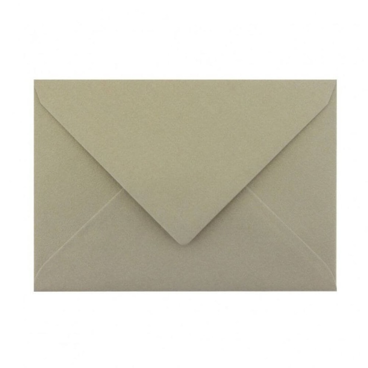 Златни пликове C6 DACO, 25 бр./компл., 162x114 mm, 120 g/m², с гумен капак