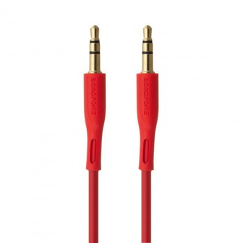 Cablu Audio Borofone, BL1 Jack 3.5 mm, 1M, Rosu Cablu Audio Borofone, BL1 Jack 3.5 mm, 1M, Rosu