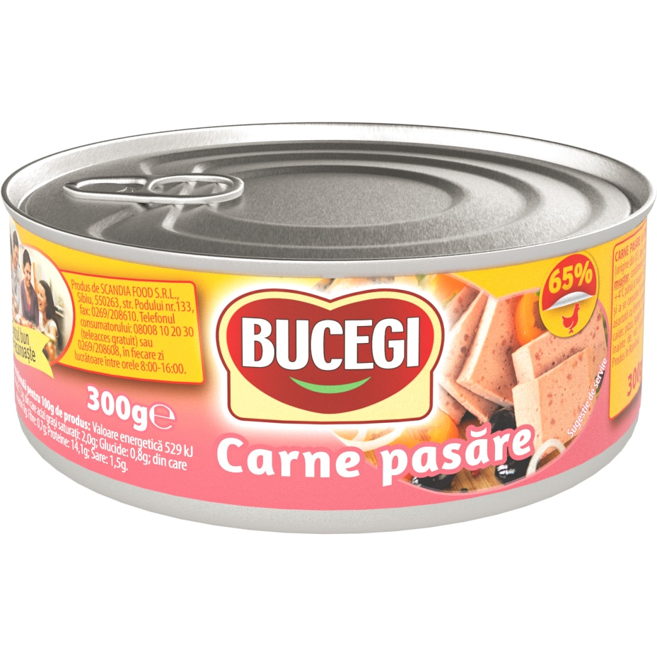 Carne pasare 65% Bucegi, 300g