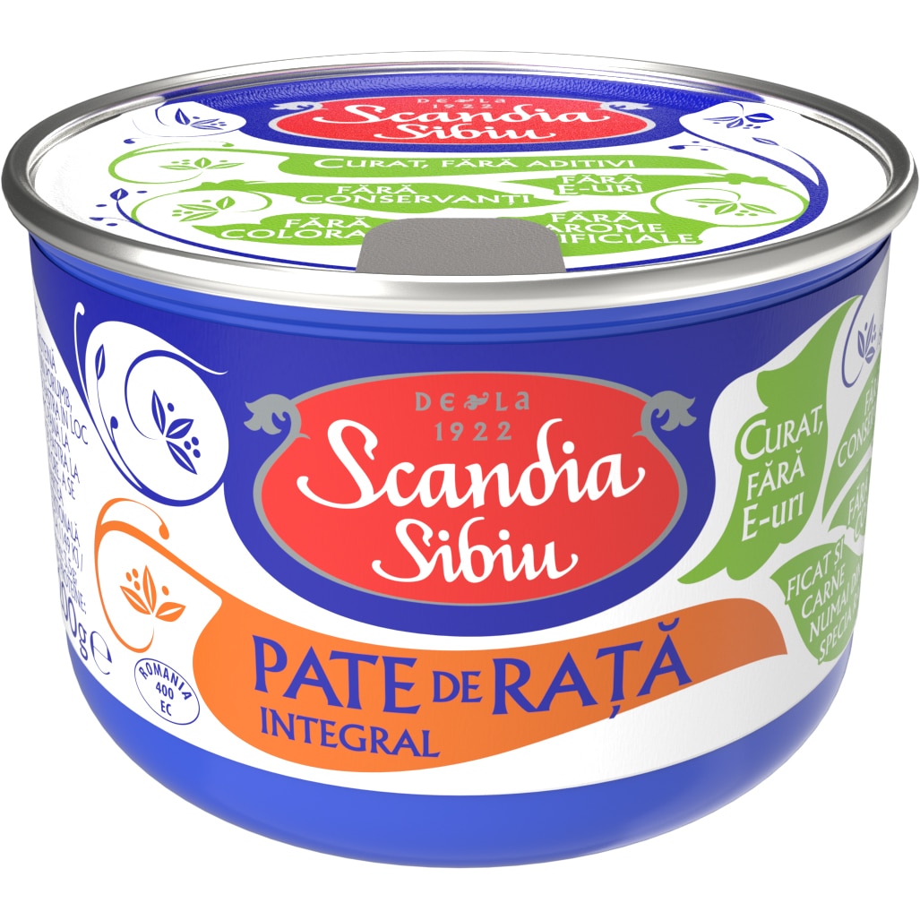 Pate de rata integral Scandia Sibiu, 200g