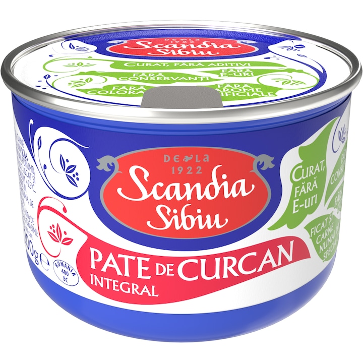 Pate de curcan Scandia Sibiu, 200g