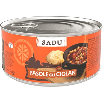 Fasole cu ciolan Sadu, 400g Fasole cu ciolan Sadu, 400g
