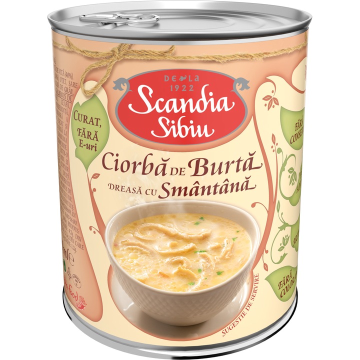 Ciorba de burta dreasa cu smantana, Scandia Sibiu, 400g
