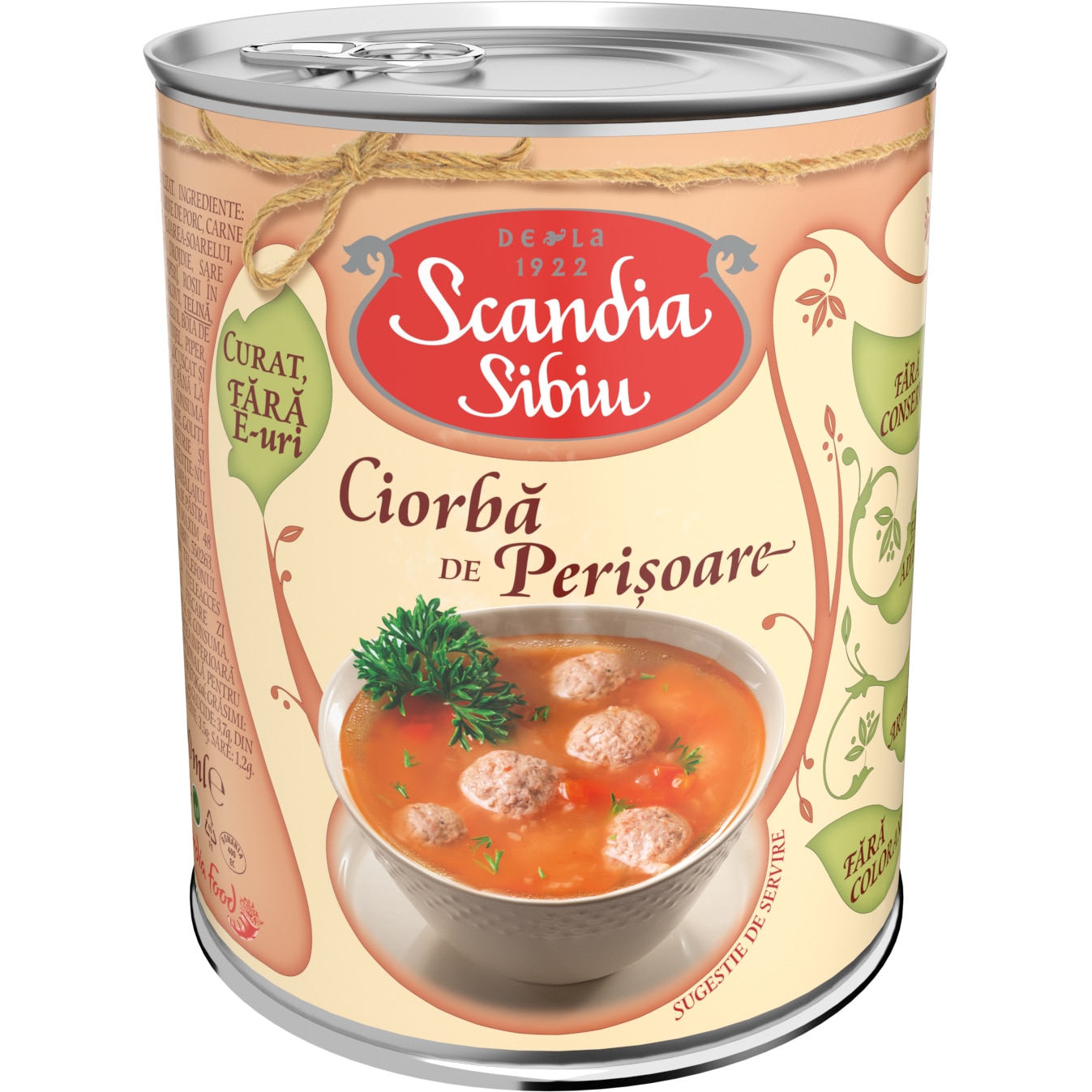 Ciorba de perisoare Scandia Sibiu, 400g EO