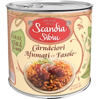 Carnaciori de casa afumati cu fasole Scandia Sibiu, 400g