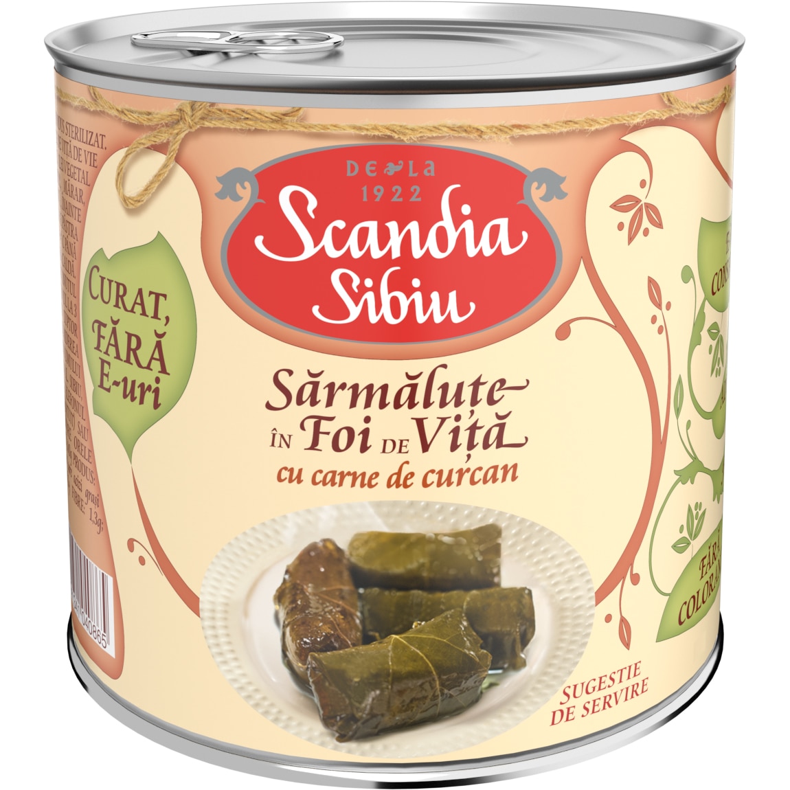 Sarmalute in foi vita cu curcan Scandia Sibiu, 400g