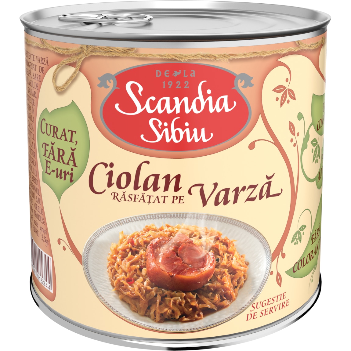 Ciolan rasfatat pe varza Scandia Sibiu, 400g