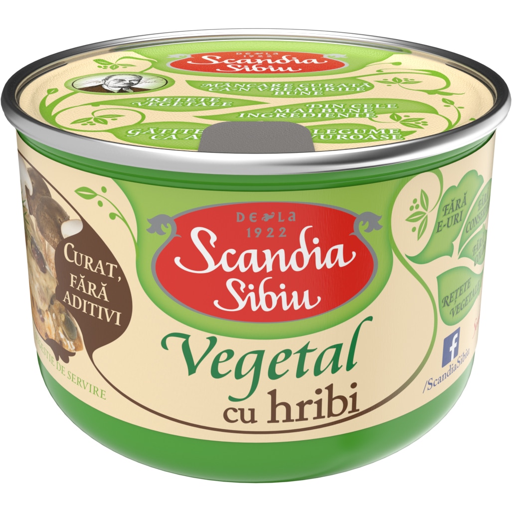 Pate vegetal cu hribi Scandia Sibiu, 200g