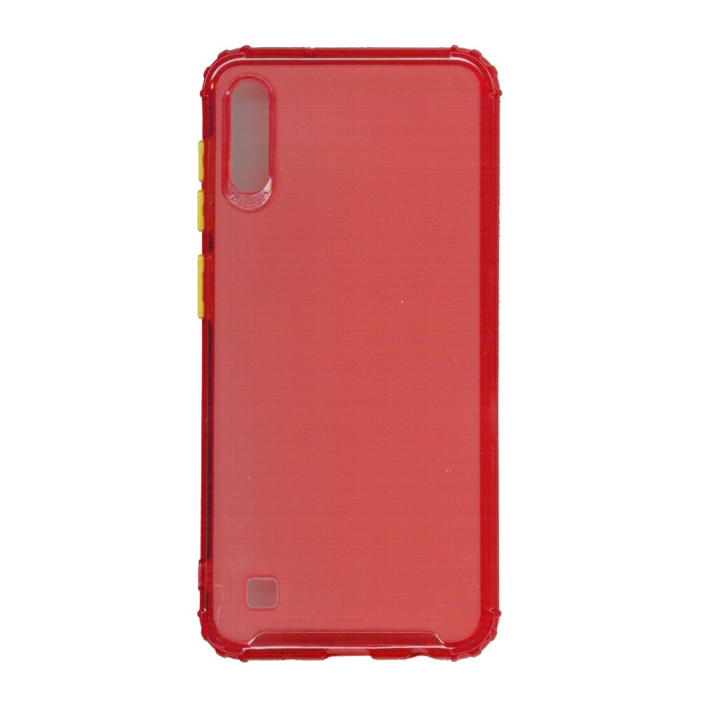 Husa din silicon matte crack, pentru Samsung Galaxy A10, rosu