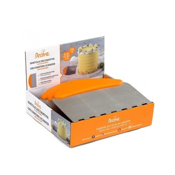Spatula cu lama drapata din inox 22.5cm, Decora Spatula cu lama drapata din inox 22.5cm, Decora