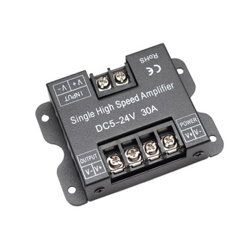 Amplificator banda led monocrom FL 5V-24V / 30A Amplificator banda led monocrom FL 5V-24V / 30A
