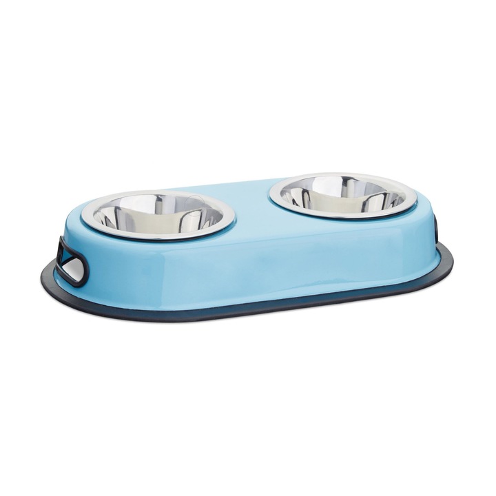 set 2 castroane cu suport 33 x 18 x 55 cm albastru inox relaxdays imagen 53_2_
6