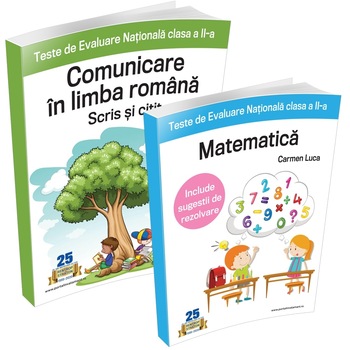 Pachet Evaluare Nationala clasa a II-a Teste Comunicare in limba romana - scris si citit si Teste matematica Pachet Evaluare Nationala clasa a II-a Teste Comunicare in limba romana - scris si citit si Teste matematica