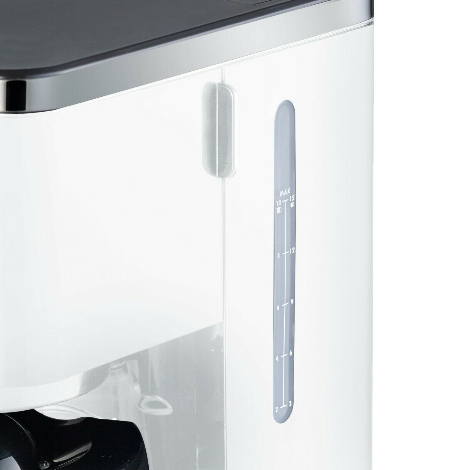 Cafetiera Graef, FK401, cu functie de preinfuzare pentru potentarea aromei, 1000 W, 1.25 L / 10 cesti, alb, High Quality Design