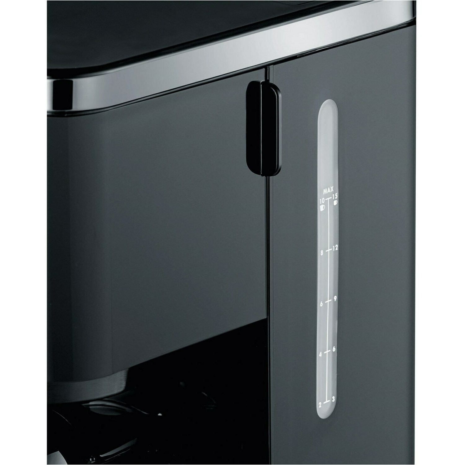 Cafetiera Graef, FK402, cu functie de preinfuzare pentru potentarea aromei, 1000 W, 1.25 L / 10 cesti, negru, High Quality Design