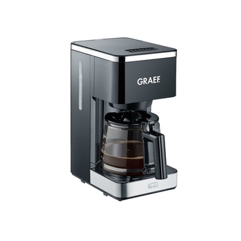 Cafetiera Graef, FK402, cu functie de preinfuzare pentru potentarea aromei, 1000 W, 1.25 L / 10 cesti, negru, High Quality Design Cafetiera Graef, FK402, cu functie de preinfuzare pentru potentarea aromei, 1000 W, 1.25 L / 10 cesti, negru, High Quality Design