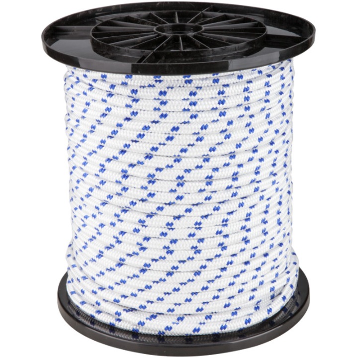 Cordelina PP 1001 Rola - 150 m.l. 8 mm 150 m Alb/Albastru