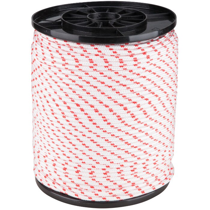 Cordelina PP 1001 EvoTools, 6mm x 200m, Alb/Rosu, Rola