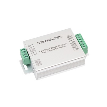 Amplificator tensiune banda led RGB ,DC 12-24V / 24A Amplificator tensiune banda led RGB ,DC 12-24V / 24A