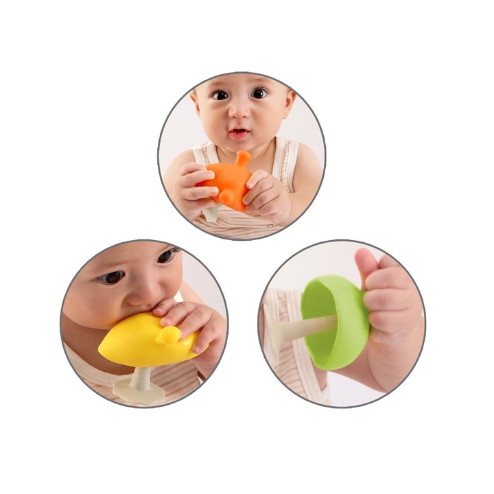 Inel Gingival din silicon, Mombella, Ciupercuta Green