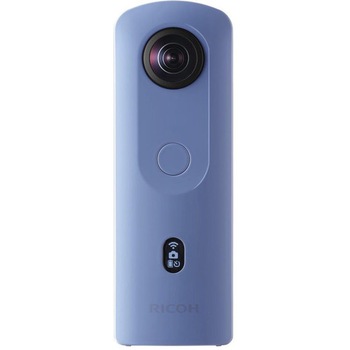 Camera Ricoh 360 Theta SC2, senzor CMOS 12 Mpx, video 4K, AutoFocus, stabilizare imagine, vedere nocturna, albastru Camera Ricoh 360 Theta SC2, senzor CMOS 12 Mpx, video 4K, AutoFocus, stabilizare imagine, vedere nocturna, albastru